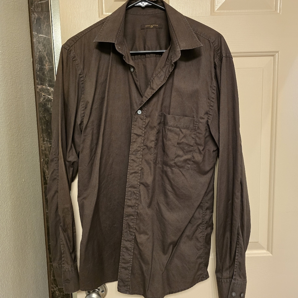 Vintage Louis Vuitton men's dress shirt